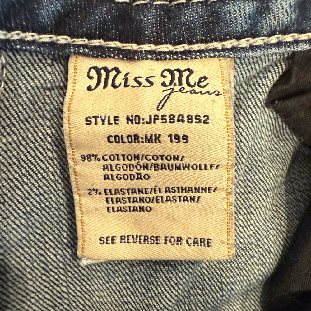 MISS ME Denim Size 31 Skinny Jeans Angel Wings
Cross Bradbury Crystal Pockets - Picture 11 of 11